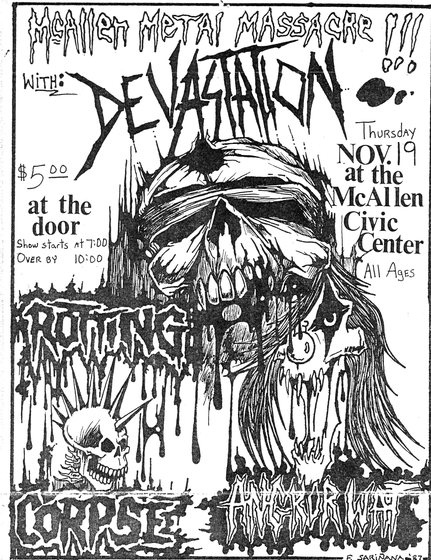 Slam Session Part 2 &mdash; Devastation and Angkor Wat, McAllen Civic Center, Thursday November 19th.