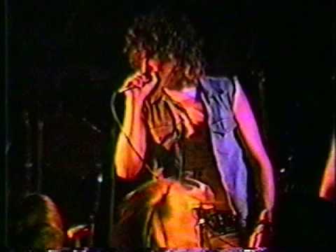 Rotting Corpse playing Die By The Sword at Sneakers, San Antonio, 1986